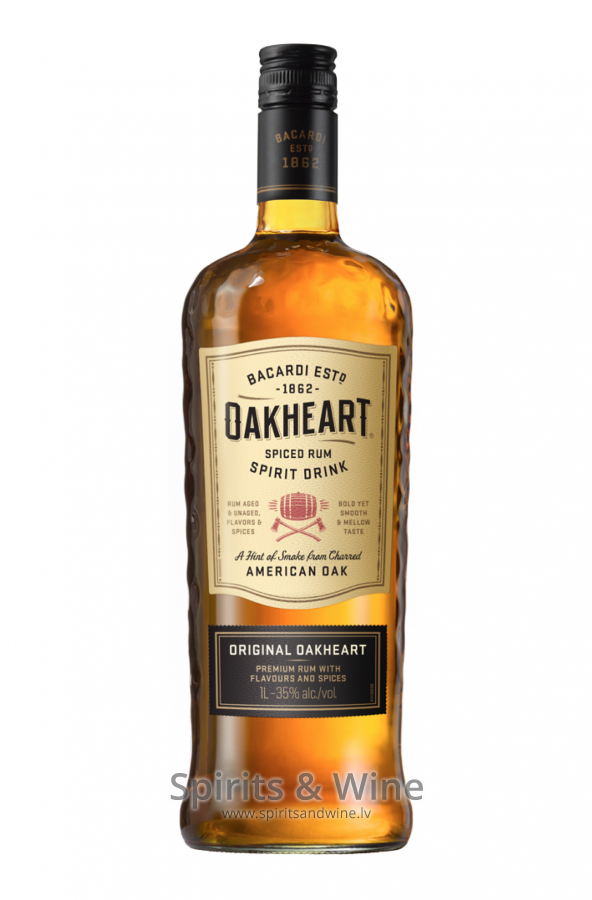 Bacardi Oakheart Rum Spirits & Wine