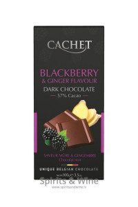 Šokolāde Cachet Dark Blackberry & Ginger