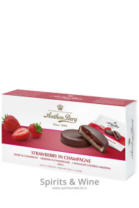 Šokolādes konfektes A. Berg Strawberry in Champagne