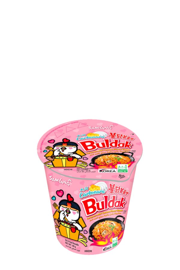 Buldak Hot Chicken Ramen Cabonara Cup