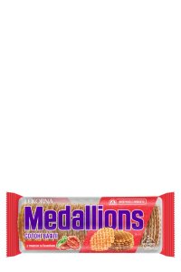 Sāļās uzkodas Medallions ar tomātiem un baziliku