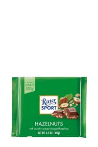 Piena šokolāde Ritter Sport ar lazdu riekstiem