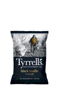 Tyrrell's kartupeļu čipsi ar jūras sāli un melno trifeļu garšu