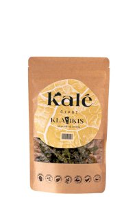 Kale čipsi ar jūras sāli un olīveļļu Klasiķis