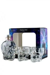Crystal Head + 2 glāzes