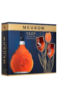 Meukow VSOP + 2 glāzes