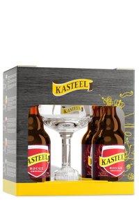 Kasteel Rouge 4x0.33 + glāze