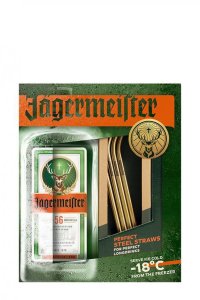 Jagermeister + 4 metāla salmiņi