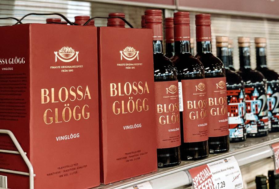 karstvīns blossa glogg